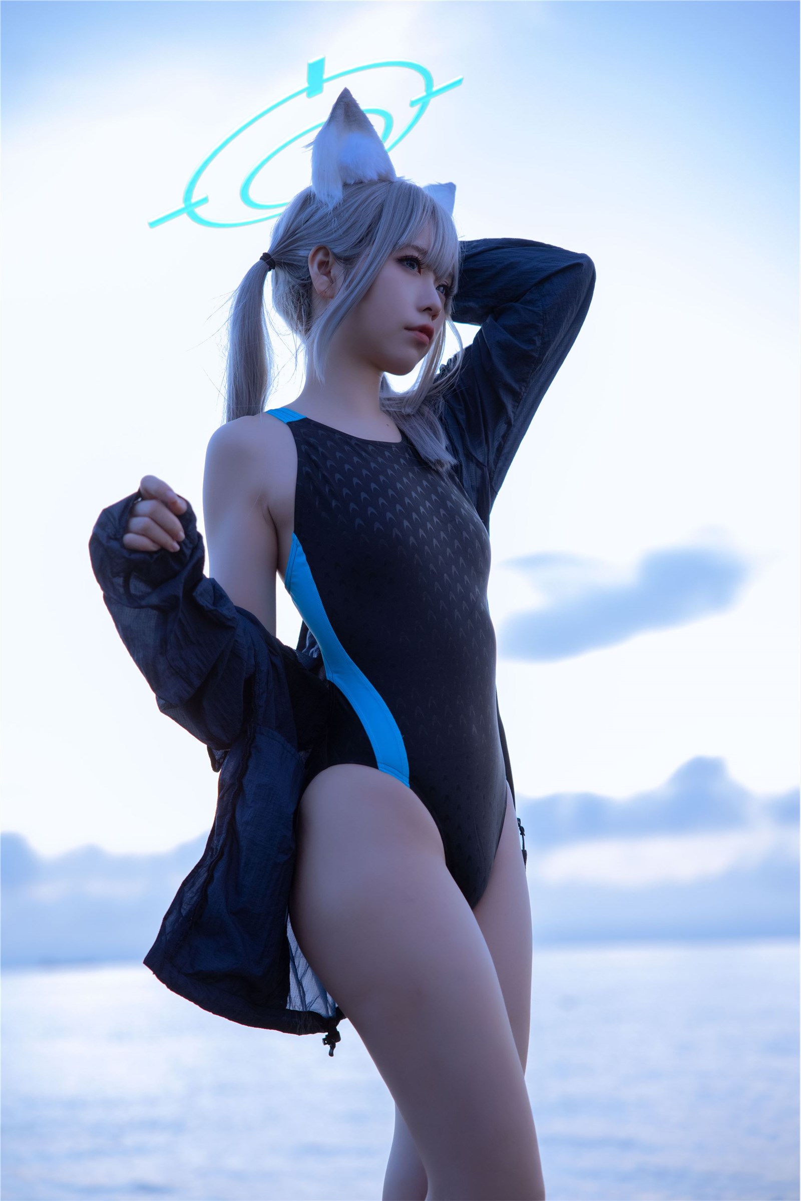 G44 will not be injured - Shiroko Sunaokami Swimsuit(13)